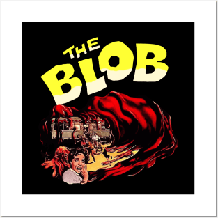 THE BLOB Retro Cult Classic Horror Fan Art Posters and Art